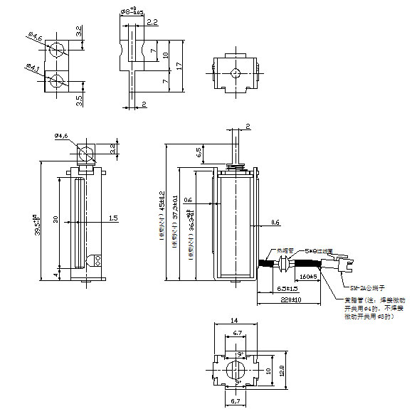 自動開關銷子電磁閥產(chǎn)品尺寸圖